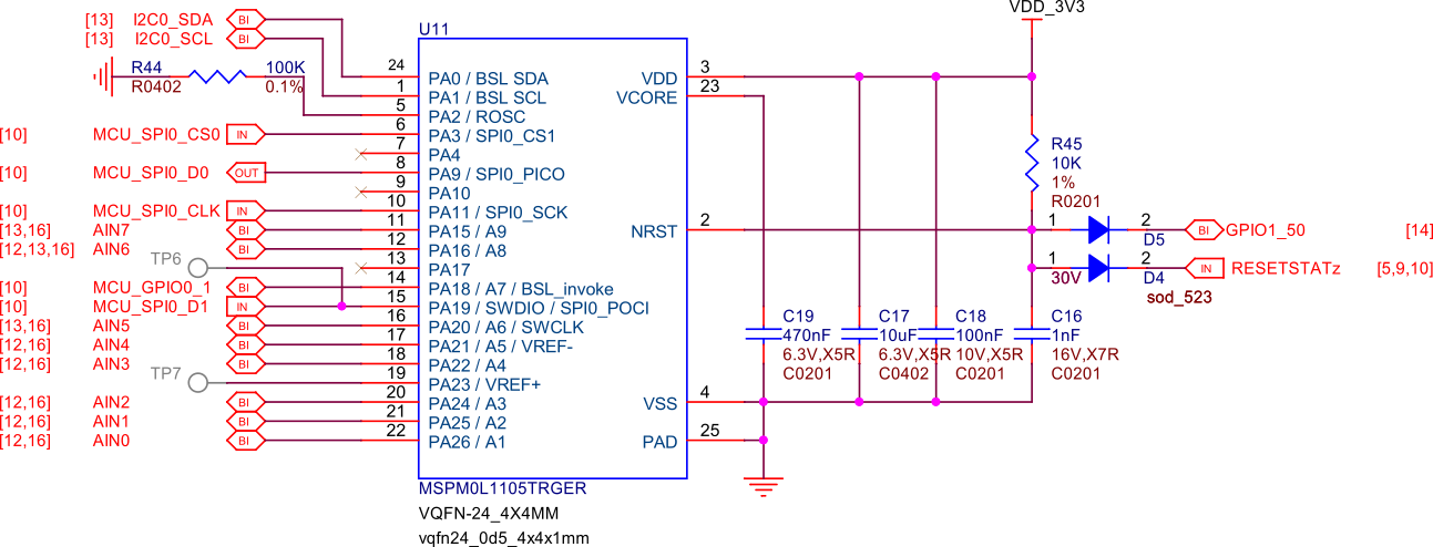 MSPM0L1105 as 8ch 12bit ADC & 4KB EEPROM